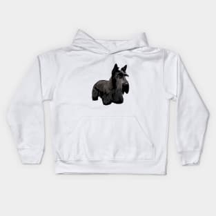 Scottish Terrier Max Style Kids Hoodie